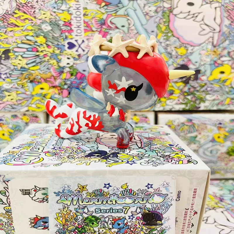 Tokidoki Tao Qiduqi русалка Сезон 7 Tide Play Blind Box Unice Beast Star Sea Slide