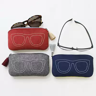Korea travel storage bag glasses bag anti-scratch sunglasses bag sun glasses bag cloth bag glasses protection bag for men and women