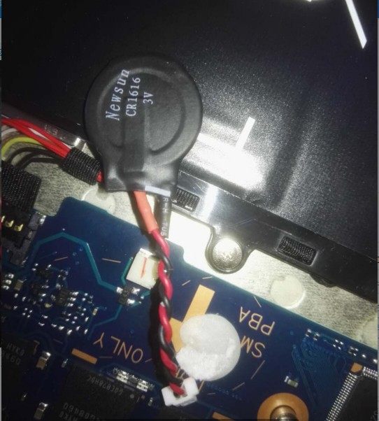 CR1616 Samsung 450R4V motherboard battery BIOS two-pin two-wire with wire battery