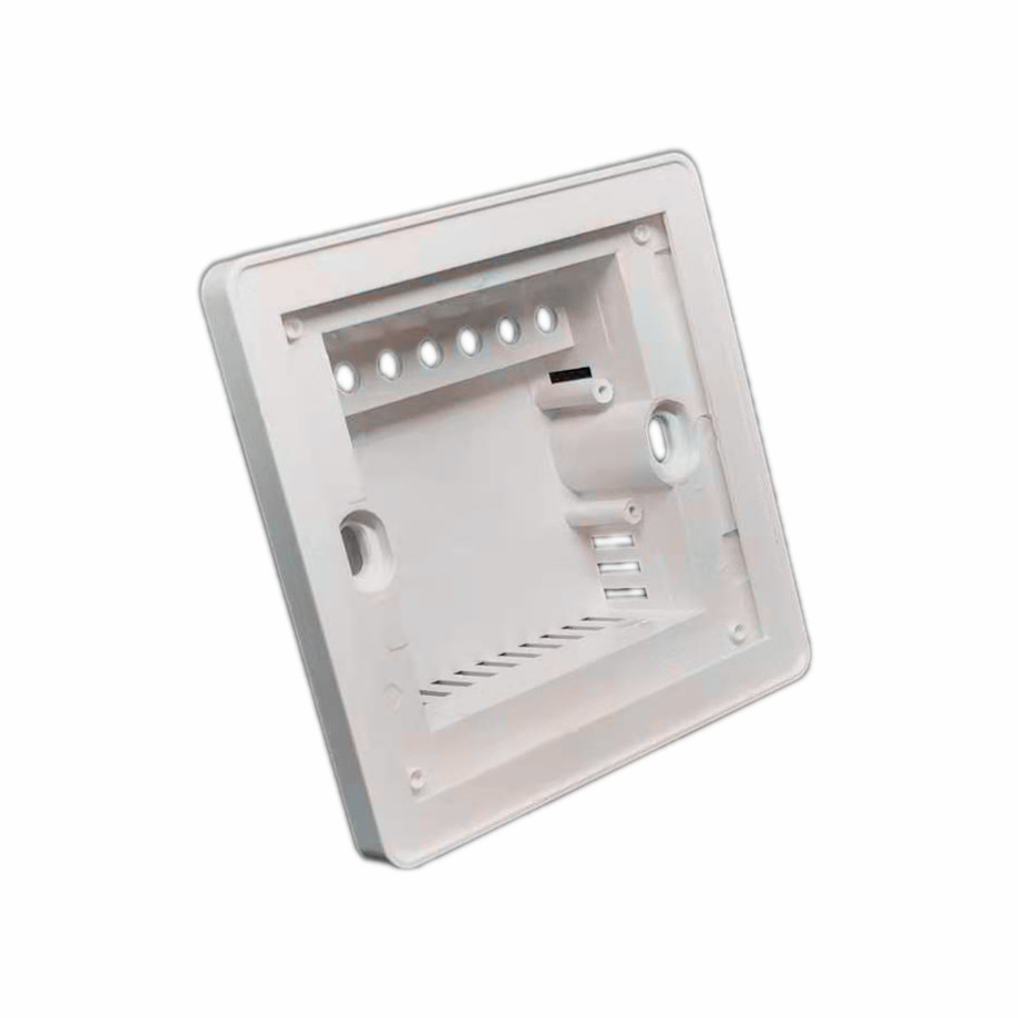 Type 86 touch switch housing kit PC flame retardant housing 7 holes wiring hole tempered glass panel Inner inlaid