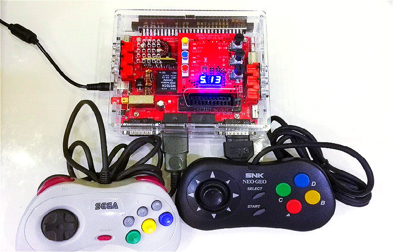 V2 0 High power SS version of CBOX Super Gun for arcade board SNK IGS card holder, etc