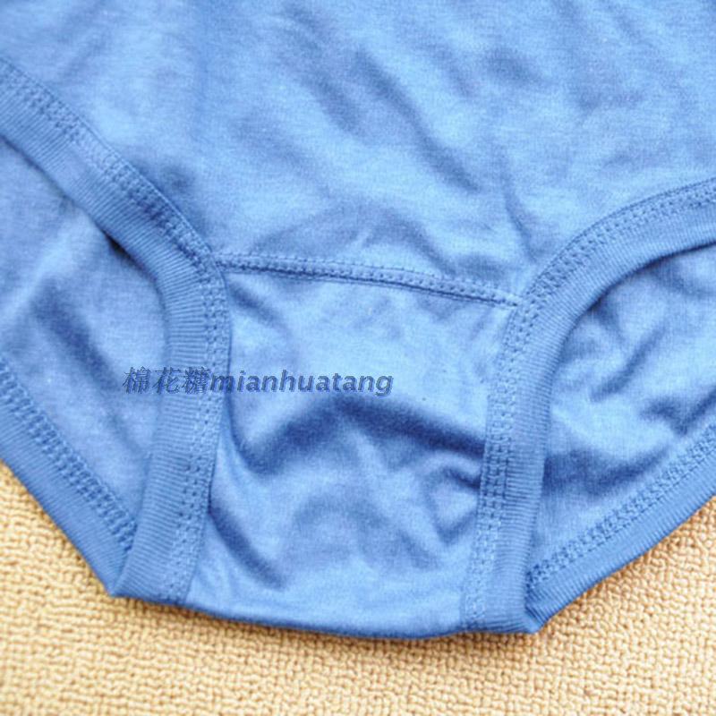 Ông già cộng với phân bón để tăng đồ lót trung niên và trung niên nam kích thước lớn quần short cotton cotton cao eo tam giác đồ lót cha set quần lót đẹp