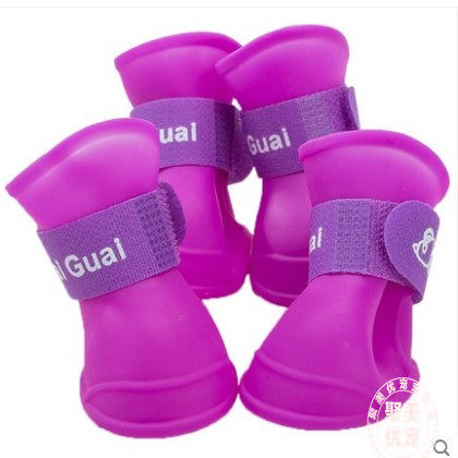 Pet dog summer waterproof shoes Teddy VIP than Bear Snow Small Medium and Medium Dog Rainshoes