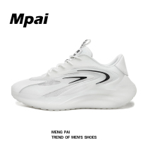 Men Shoes Spring Autumn Season 2021 New Web Surfaces Breathable Sneakers Trendy 100 Hitch Air Cushion Bottom Running Shoes and Ins