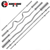 Barbell bar Household straight bar Olympic bar Barbell set 1 8m2 2m curved bar ring bar Squat barbell bar