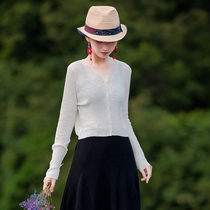 Ying as the original literature and art Women autumn and winter 2020 new sweater Joker jacket long sleeve short base shirt Women