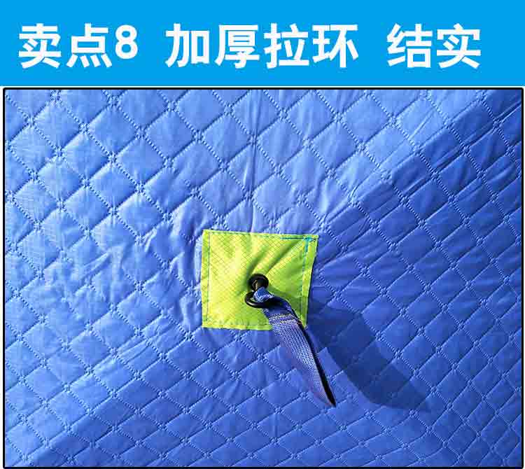 Lều câu cá trên băng mới câu cá mùa đông dày 3-4 người nhà câu cá cộng với bông ấm mùa đông lều câu cá mùa đông gió - Lều / mái hiên / phụ kiện lều lều ngủ