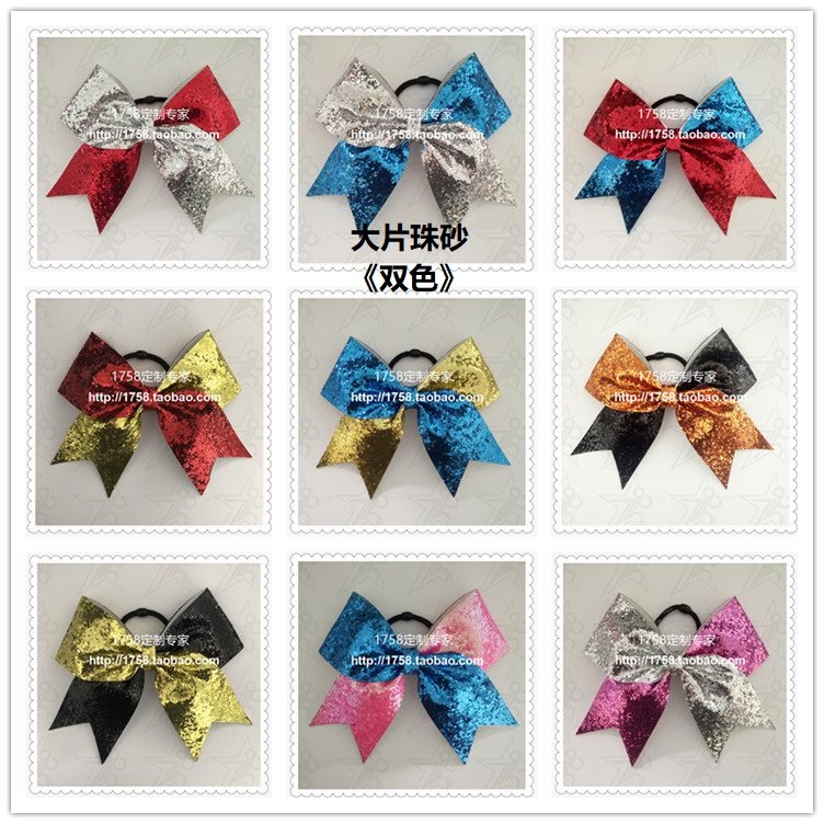 1758 brand La La fuck headdress Cheerleader hair ornament head flower hair circle bow custom 10