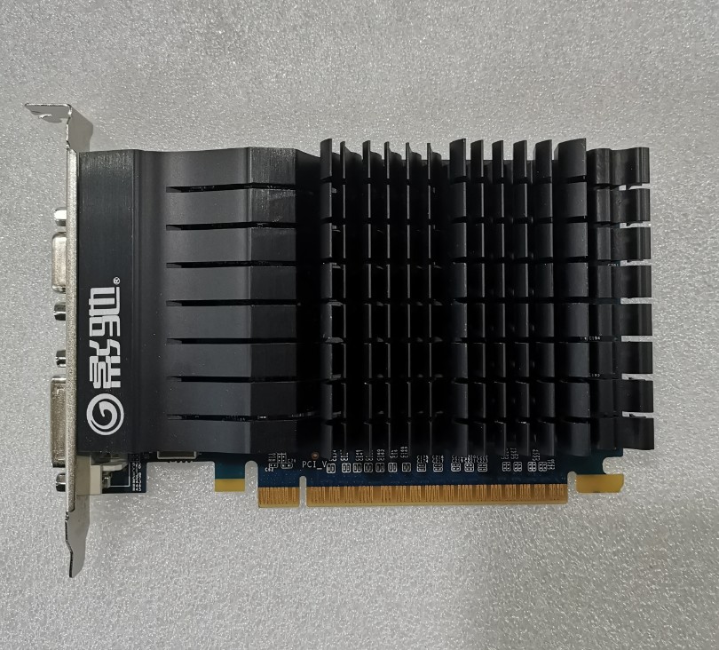 Basically Brand New Movie GT710 2GD3 Long to mute graphics card with no fan low power VGA DVI
