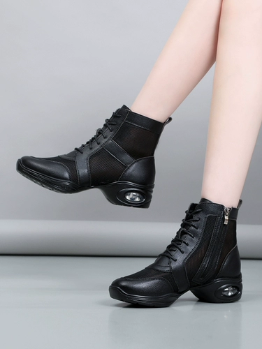 Летняя сетчатая спортивная спортивная обувь, белые высокие туфли, танцующие сверхлегкие сандалии для матери