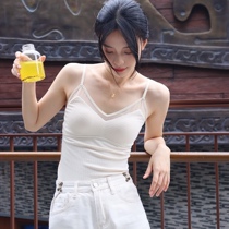 Warm Beating Bottom Underwear Woman Beauty Yabby Fever Fiber With Chest Cushion Self Heating V Collar Sexy Autumn Winter Harness Vest