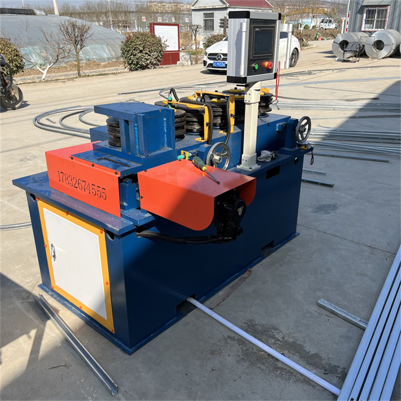 Greenhouse Greenhouse Pipe Bender Oval Tube Skeleton Folding Bending Machine Steel Pipe Bending Machine Nine Wheels Numerical Control Bending Arc Once