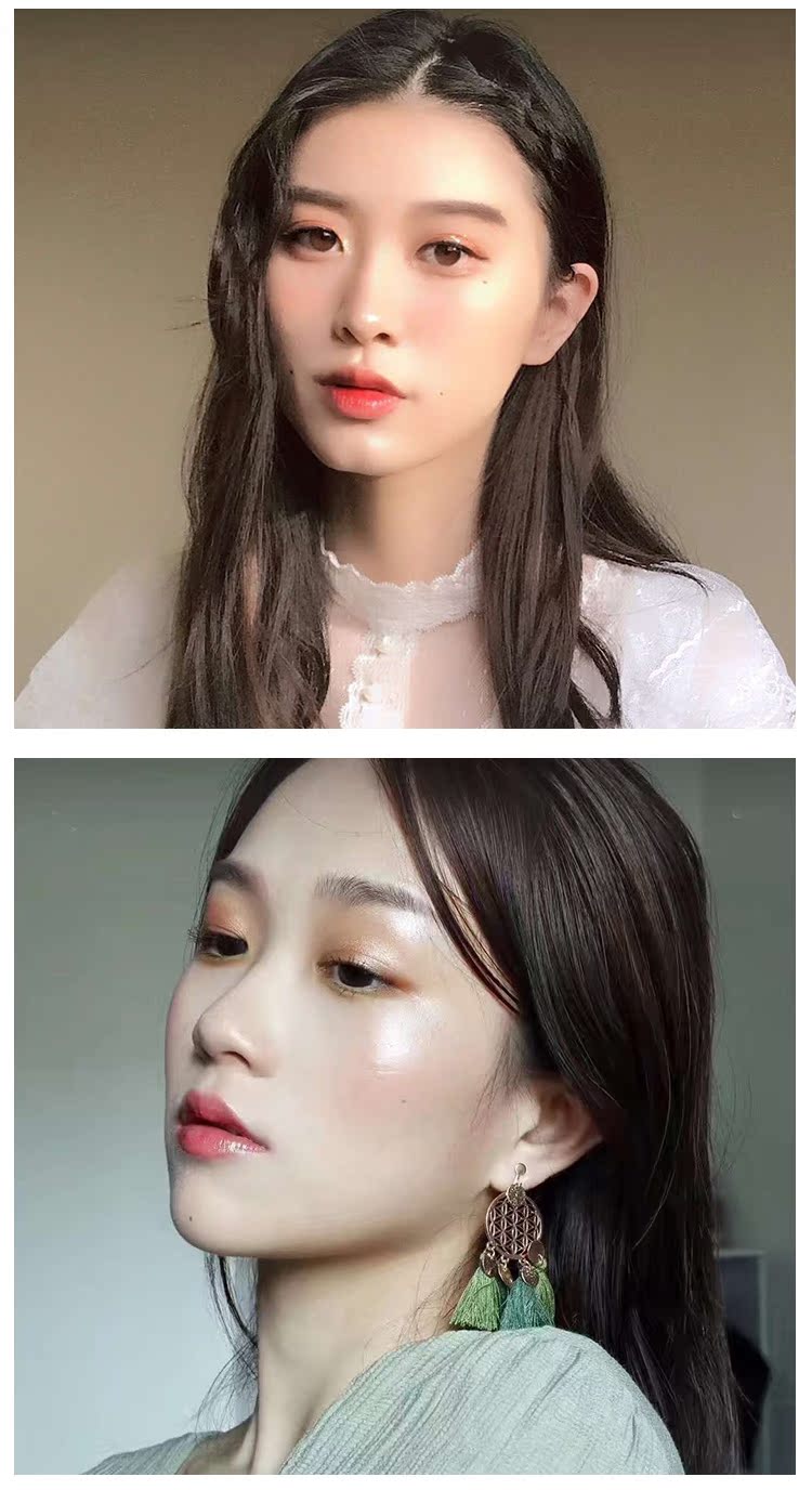 Zhang Yihan với khay bột có độ bóng cao MUA của Anh để làm sáng thanh công suất sửa chữa ba chiều nữ PK107 thay vì ánh sáng phân cực bắt sáng