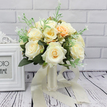 Korean-style holding Flower Wedding Bride wedding wedding simulation flower wedding photography photo props travel shooting Forest series location bouquet