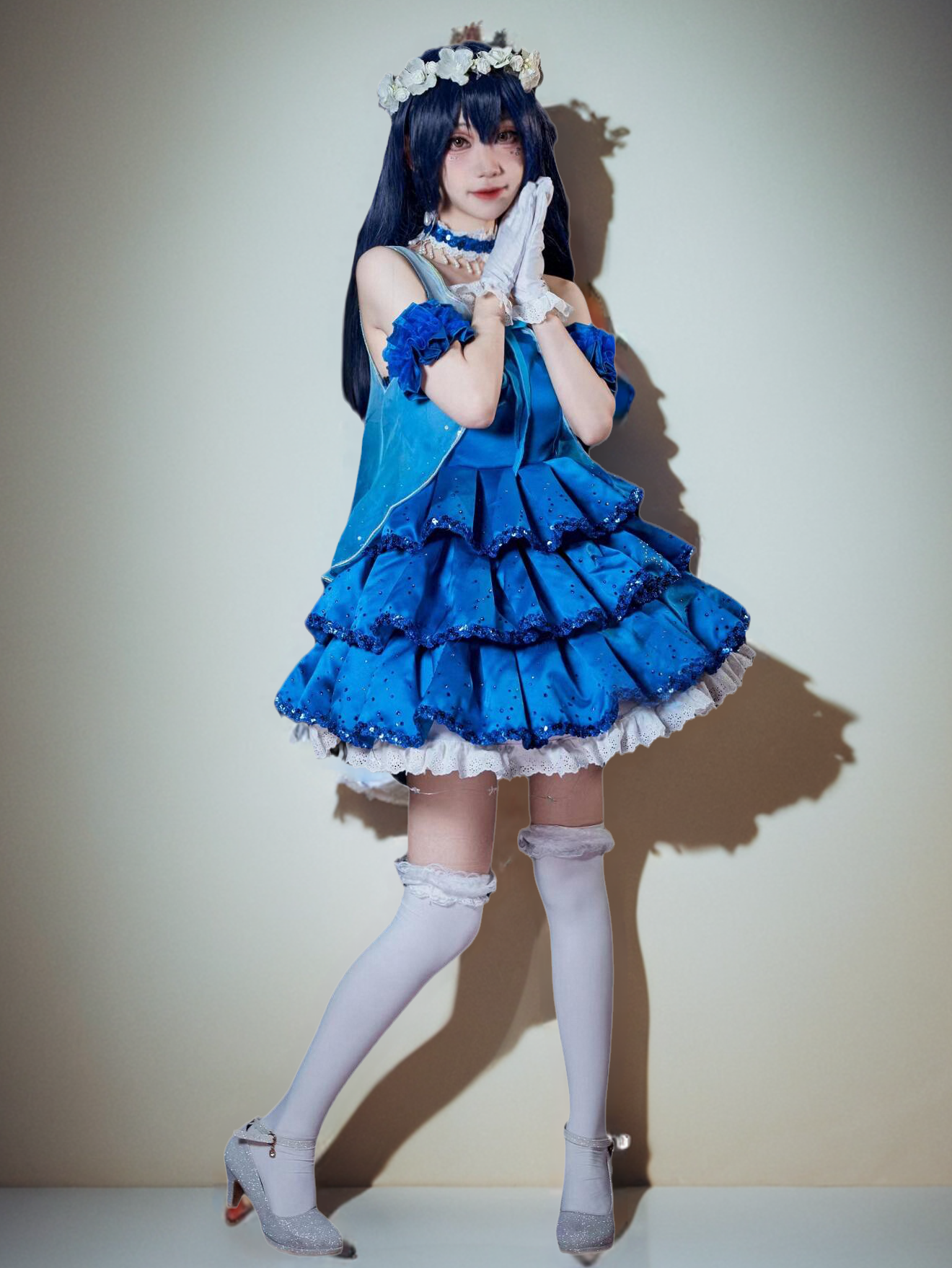 ЛюбовьLive Dream Gate, синий Спасатель Нанта Тонжо выпускной пение пение COSPLAY одежда