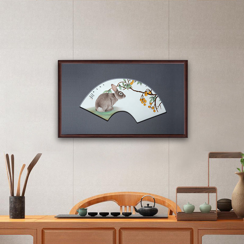 Jingdezhen porcelain plate painting masters yutu ZhengHui Chinese ceramic painting the living room a study bedroom adornment background