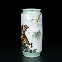 Handmade painted vases Jingdezhen living room storage home traditional classical Chinese decorative large ceramics