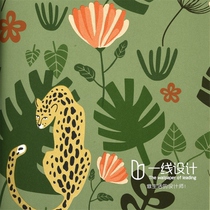 Spot non-woven fabric wallpaper Childrens room Boys room wallpaper background wall full of polychromatic AB version with wall paper