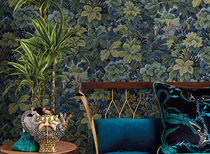 Spot Germany Imports of lush foliage light and luxurious wallpaper Bedrooms Bedroom Guest Restaurant Genguan Background Wall Wallpaper