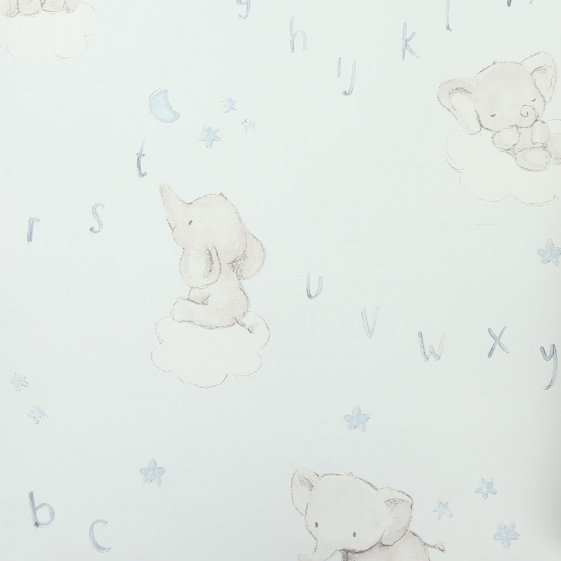 Cartoon Little Children's Wallpaper Cartoon fresco pink paper wallpaper warm boy girl princess bedroom