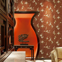 American imported American country bedroom living room study TV background wall paper wallpaper A250