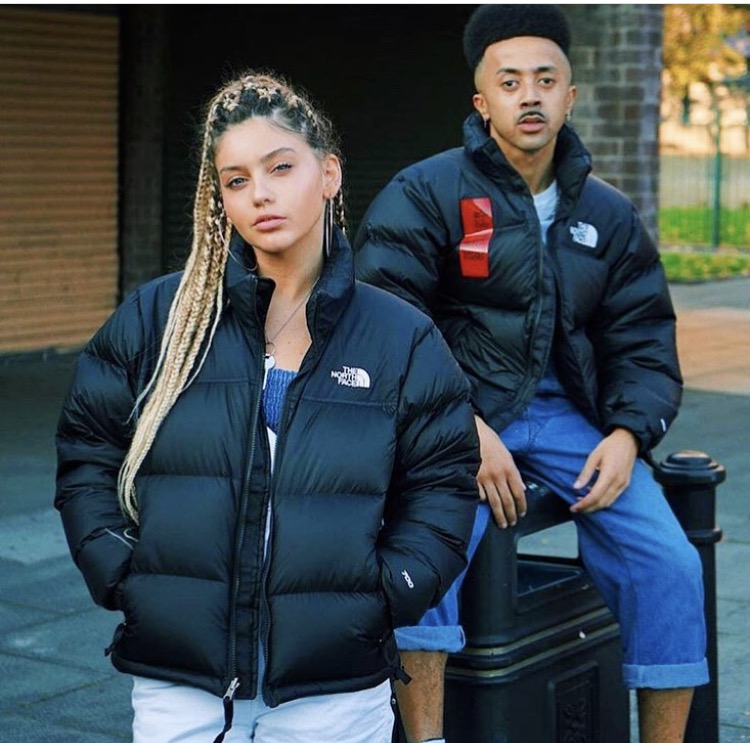 Anh mua The North Face North Face 1996NUPTSE Bạo lực màu cam ngụy trang Bột đen TNF Down Jacket - Thể thao xuống áo khoác áo phao béo