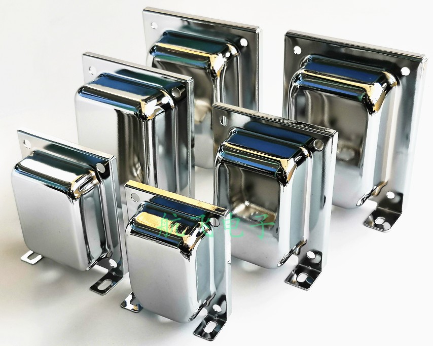 Transformer cover thickened type 76 86 96 105 114 vertical side cover side cover electroplated chrome with foot shell