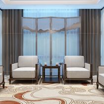New Chinese sofa tea several groups of synthesis building reception area conference room lounge high-end guest furniture customization