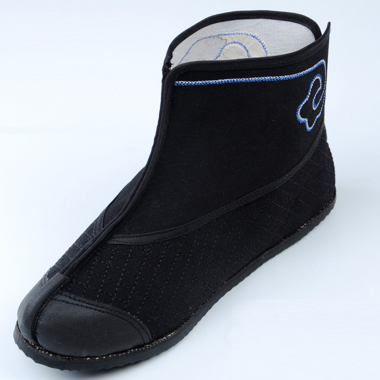 Opera and drama fast boots Wu Sheng small soldier shoes Wu Jiang Peking Opera film and television dance Yangko dragon set men's thin-soled boots cloth shoes