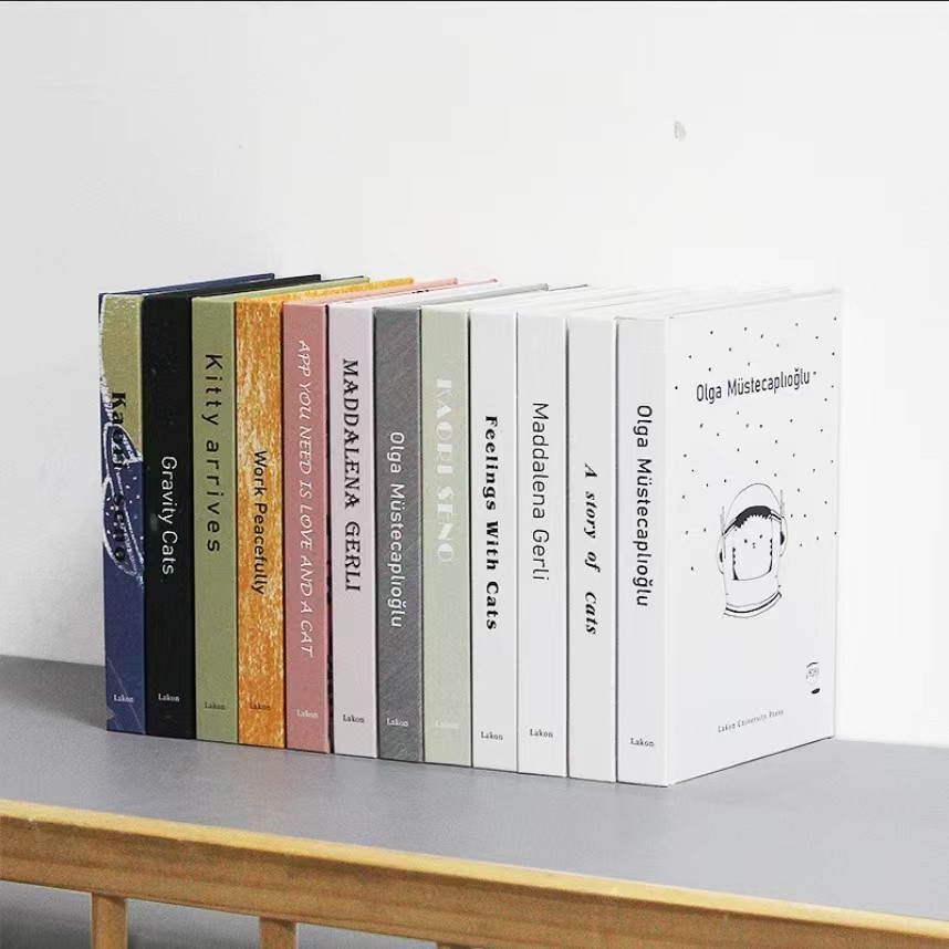 Children's room painted book Decorative Book-like Violent Panda Villa Bookshelves Tabletop Pendulum-Taobao