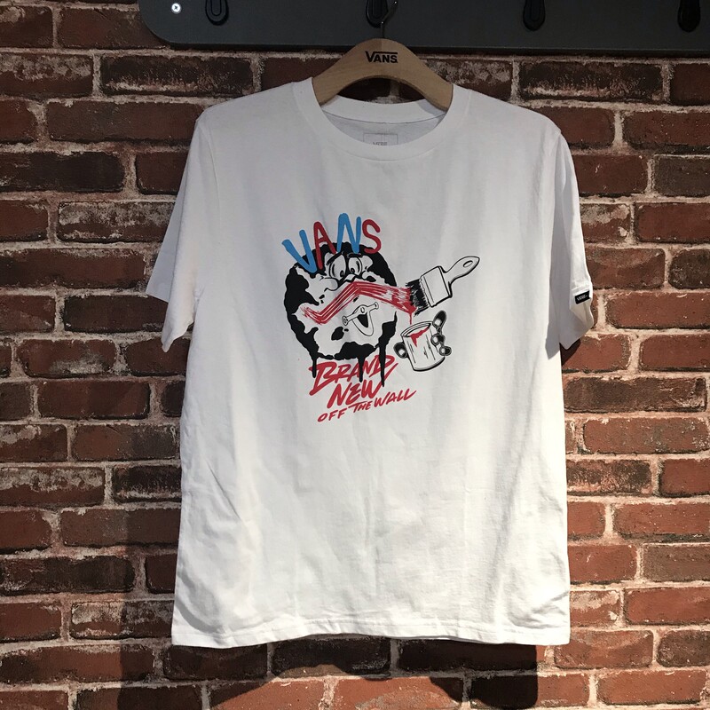 Vans American Retro Street Fashion Logo Printed Unisex Round Neck Short-Sleeved T-Shirt Vn0A7Tqgwht Vans American Retro Street Fashion Logo Printed Unisex Round Neck Short-Sleeved T-Shirt Vn0A7Tqgwht