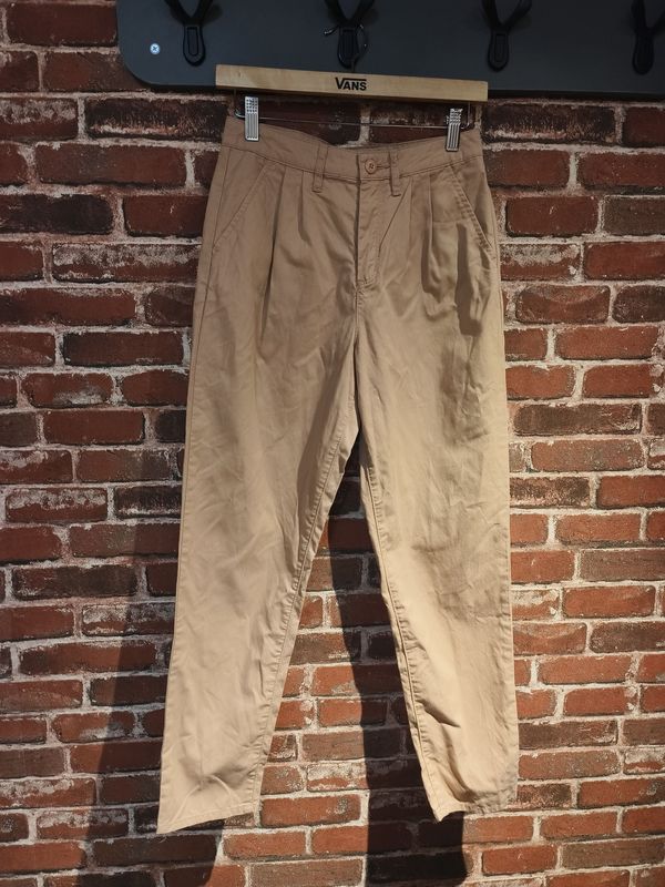 Vans Spring and Autumn Light Pink Versatile Unisex Casual Sports Cargo Pants Sample Pants Vn0A3Upjuv9
