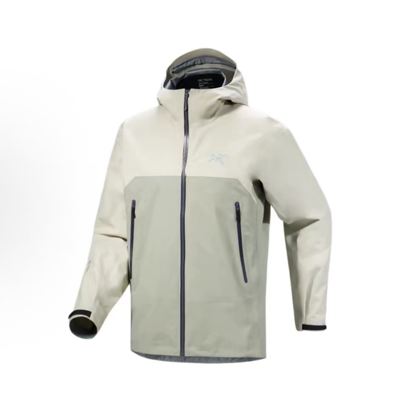 Arcteryx Wear-Resistant Embroidered Mountain-Style Functional Sports Casual Commuter Hooded Hardshell Men's Jacket Tianjin Arcteryx Wear-Resistant Embroidered Mountain-Style Functional Sports Casual Commuter Hooded Hardshell Men's Jacket Tianjin