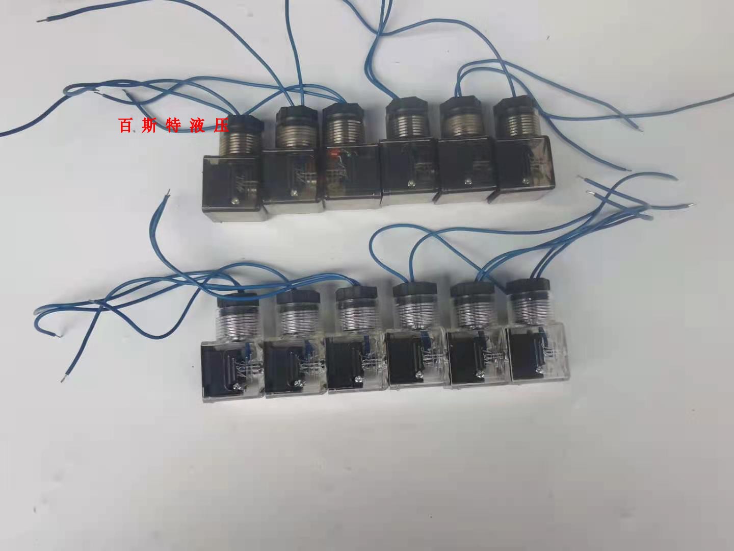 Hydraulic solenoid valve plug DC24V led plug AC220V solenoid junction box universal type with light