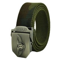 Canvas Belt Mens automatic buckle belt young and middle-aged business leisure simple Joker Korean version of the trend jeans belt