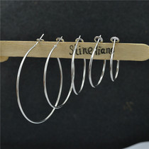 Fine Circles Earrings 2022 New Small Circles Superior Sensation Web Red Earrings Ear Accessories Diyfitting No Earthy Dongle Dural