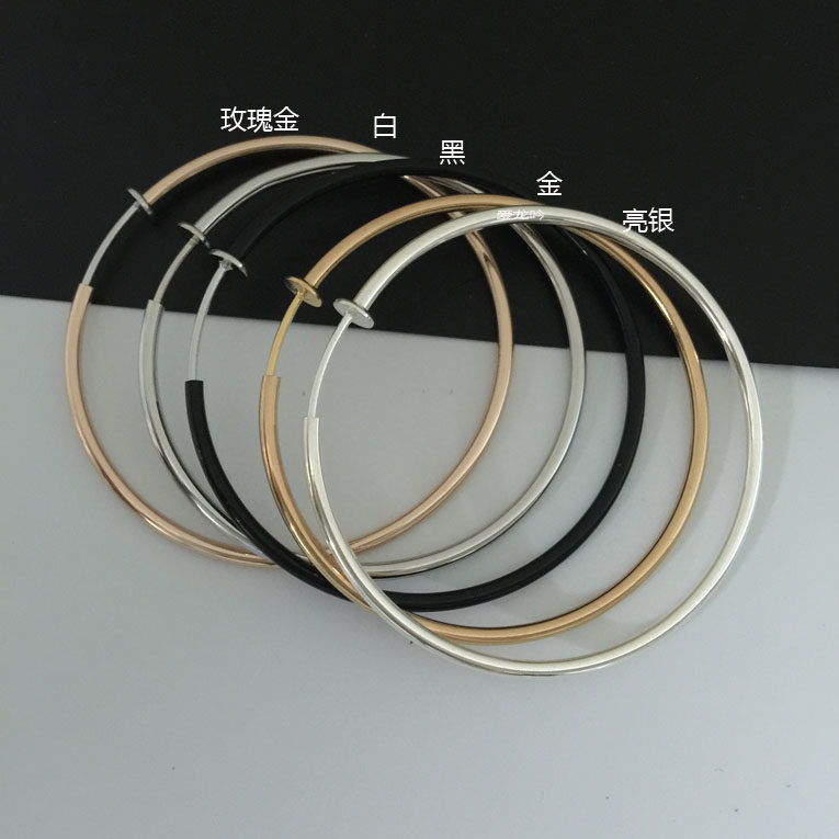 2022 Without Earhole Ring Clip Female Special Spring Invisible Ear Clip Superior fashion Exaggeration Large Circle Earrings Earrings Earrings