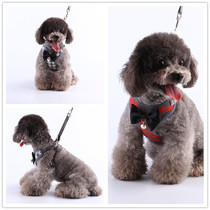 Dog Traction Rope Kitty Chest Back Teddy Vest Type Dog Chain Mini Dog Braces Bibear Pet Supplies Dog Rope
