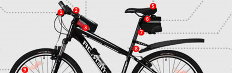 Eclairage pour vélo - Ref 2404884 Image 15