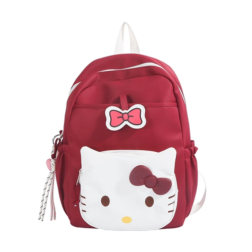 Hello kitty, школьный рюкзак, милая сумка для путешествий, подходит для студента