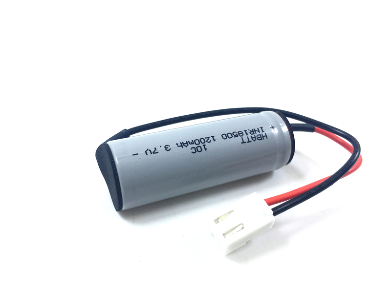 Garlic machine juice cup power battery 18500 1200mAh 3 7V 10C discharge VH3 96 plug