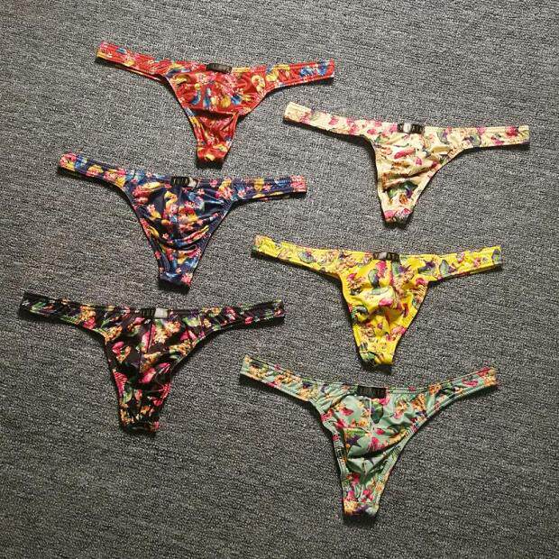 Silk Slip Milk Silk Fabric Silver Apricot Floral Print Not To Fall Color Sexy Little T Pants Size Bigot