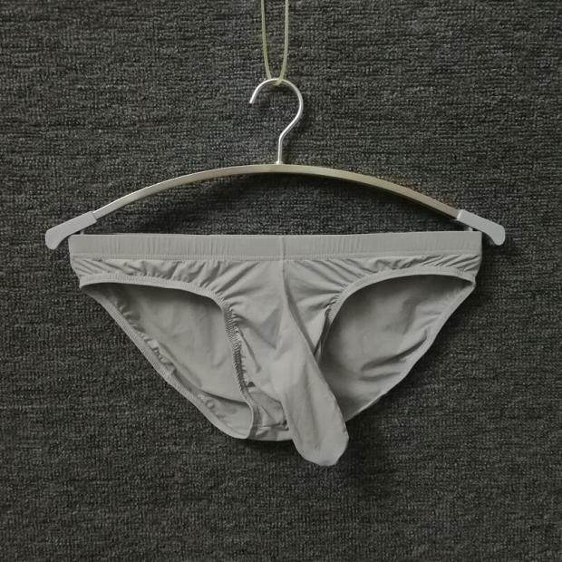 Men's Elephant nose Underpants Gun Bomb Detached Gun Bomb Independent Space Ice Silk Fabric Sexy JJ Set Underwear Man