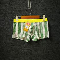 Cotton mens boxer underwear fashion personality tide pattern underwear home mens pants youth cotton boxer pants