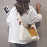 Вместительная и большая сумка через плечо для отдыха, шоппер, сумка на одно плечо, подходит для студента