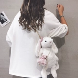 Милый кролик, сумка через плечо, демисезонная сумка на одно плечо, мультяшная кукла