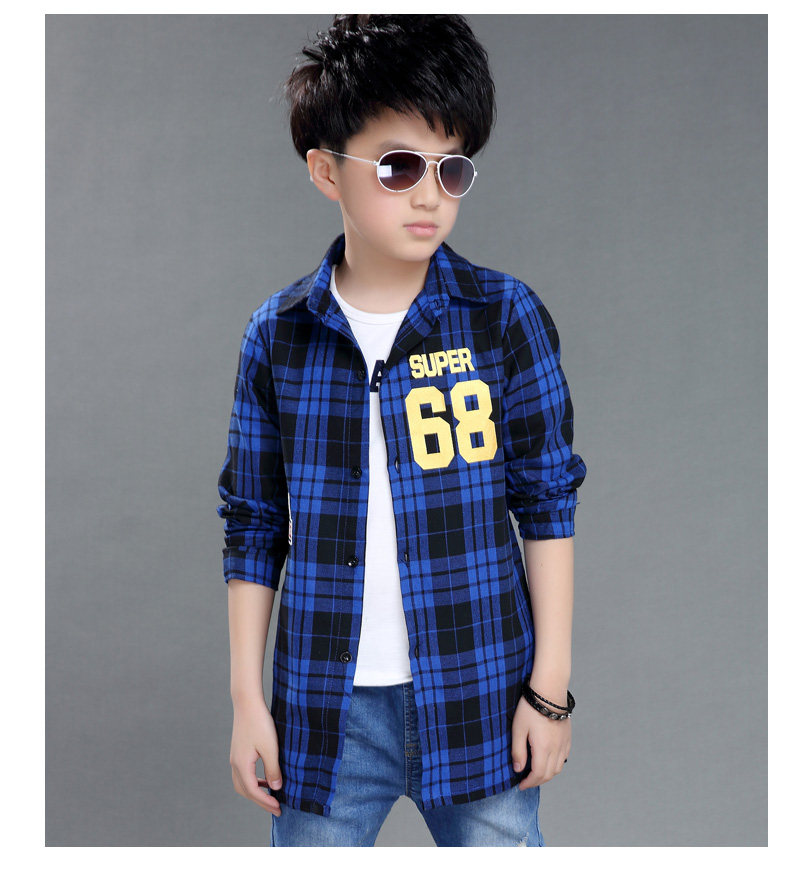 Chemise garcon à manche longue - Ref 2077096 Image 42