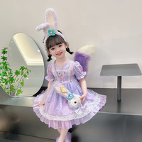 Girl star Dailu princess dress short-sleeved tutu skirt COS performance Lina Belle 3 dress birthday dress