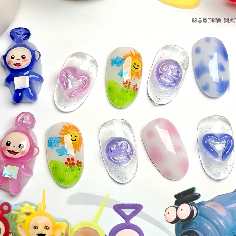 Senluer Nail Art Glue Set Cute Style DIY Nail Art Tool Wearable Nails Nail Salon Same Style Nail Polish Gel