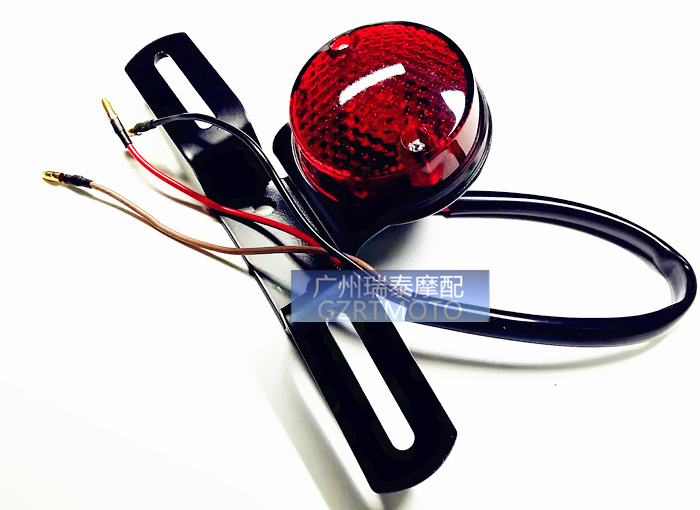 Đèn hậu xe máy Harley hành trình xe Prince Prince sửa đổi đèn hậu kim loại retro đèn phanh tấm giấy phép phanh đèn hậu đèn led bma h4